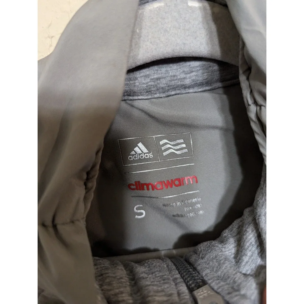 Adidas Womens Golf Jacket Quilted Full‎ Zip NBC The Presidents Cup Gray S